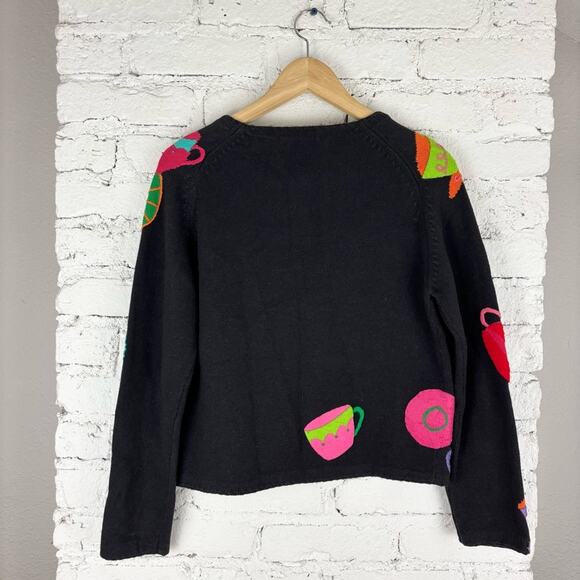 Vintage Michael Simon Teacup Sweater Cardigan - Picture 3 of 3